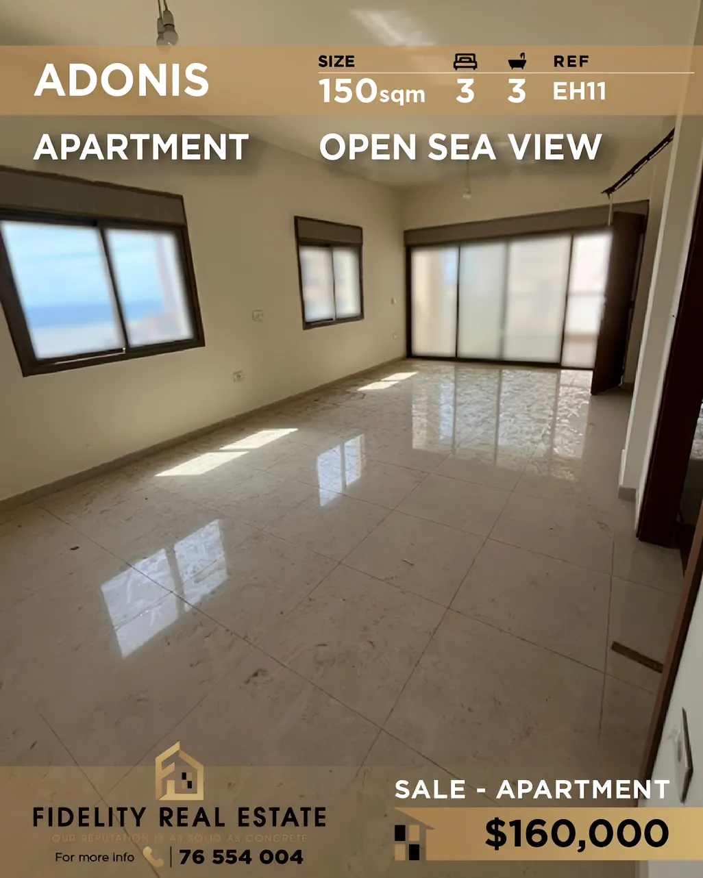 Apartment for sale in Adonis, Lebanon - 3 bed, 3 bath