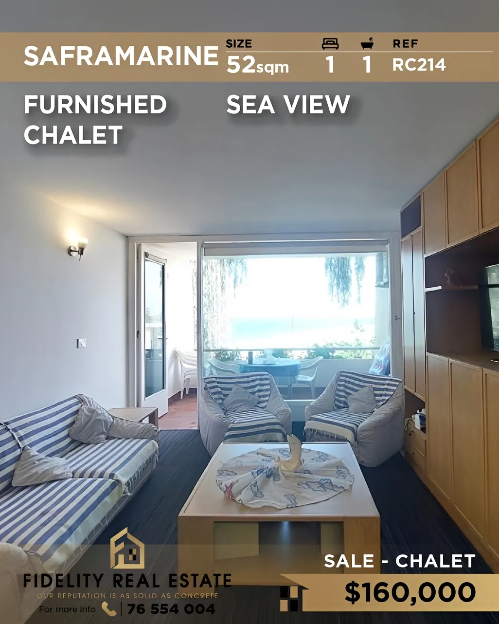 Chalet for sale in Safra, Lebanon - 1 bed, 1 bath