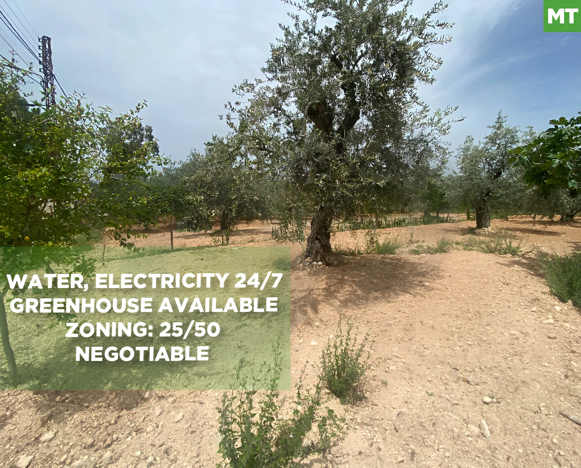 Land for Sale in Zgharta
