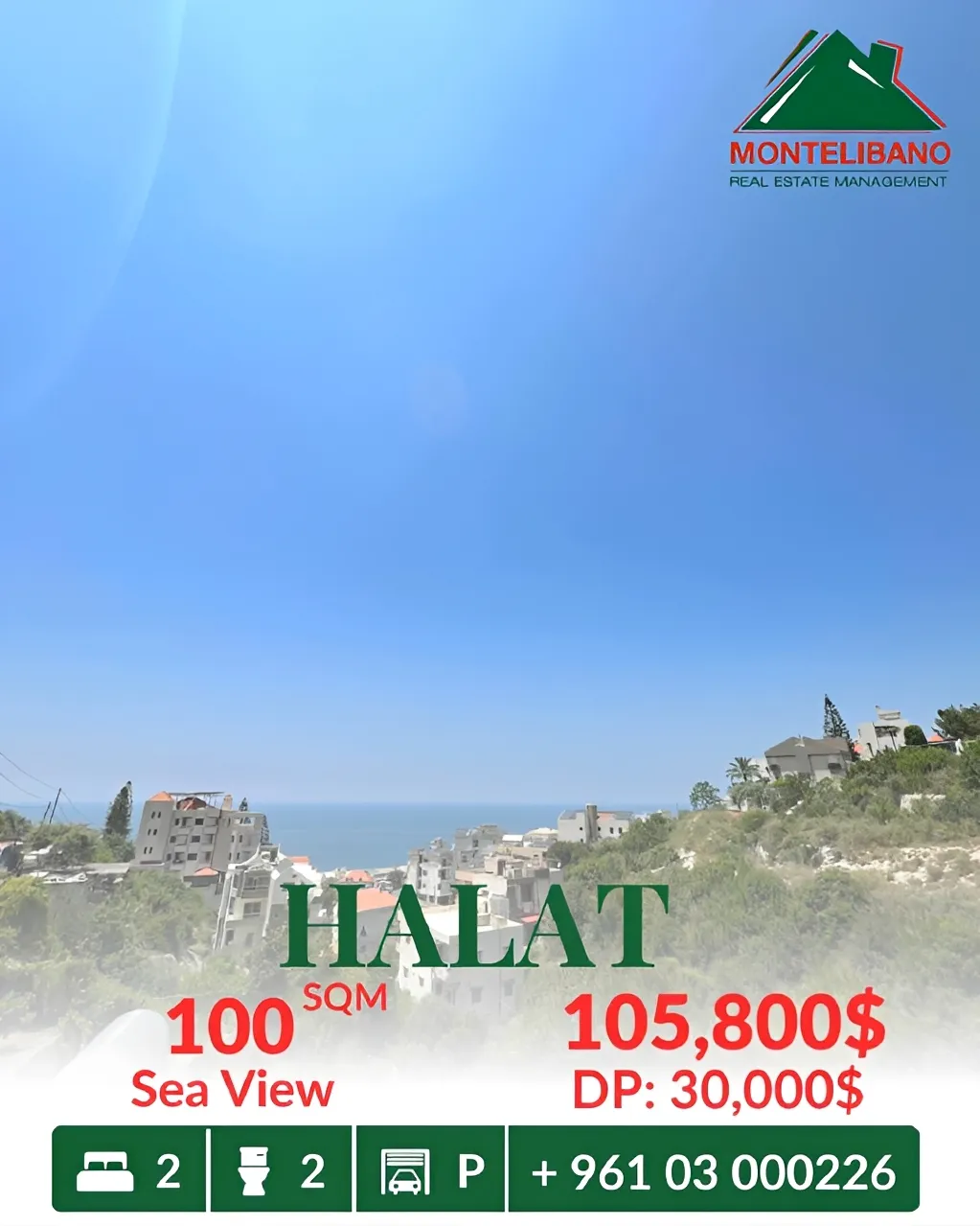 Apartment for sale in Halat, Lebanon