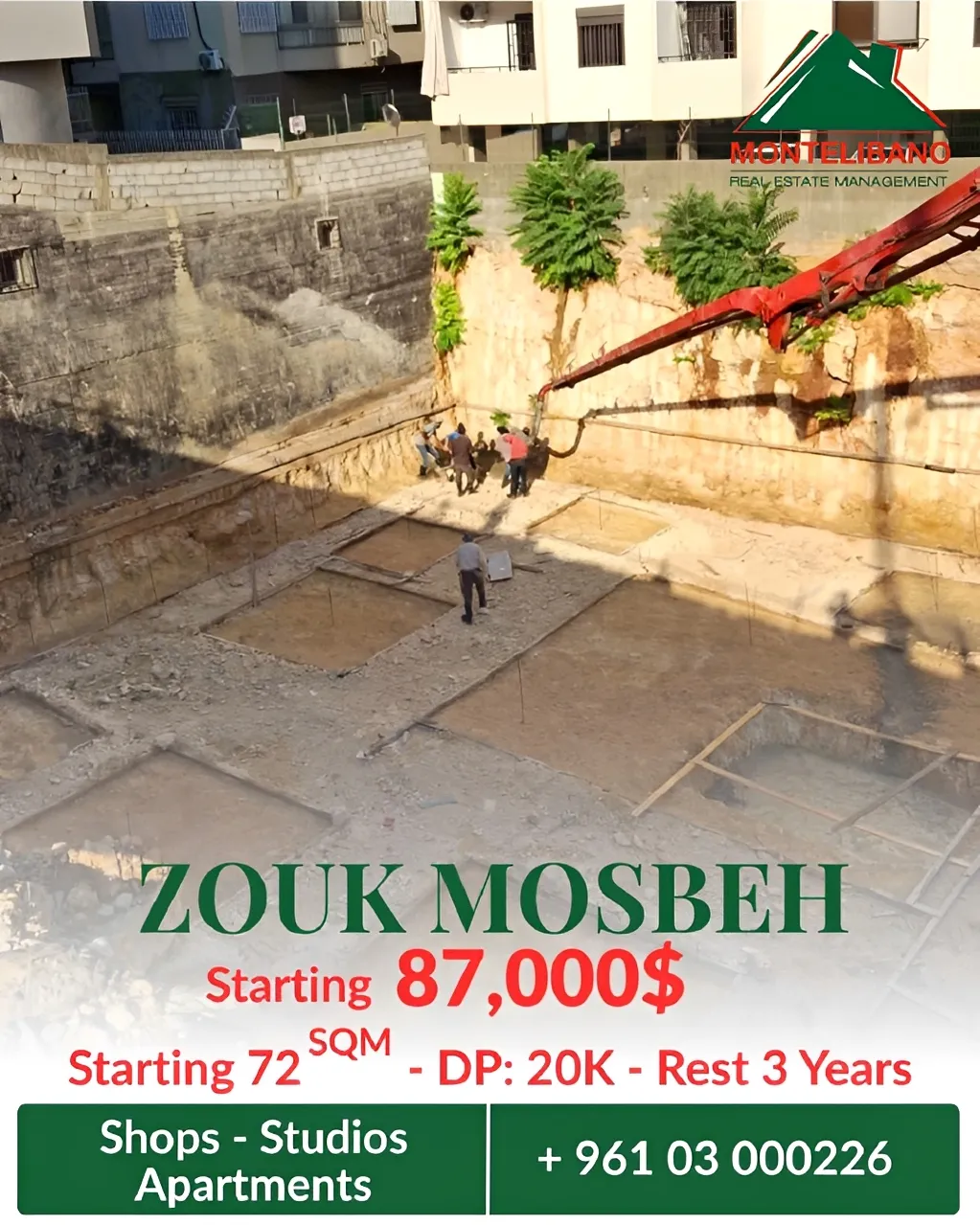 Apartment for sale in Zouk Mosbeh, Lebanon