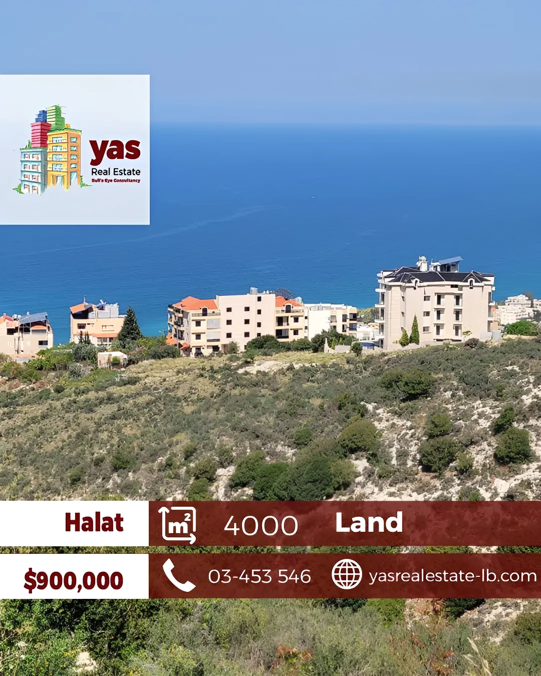 Land for Sale in Halat, Lebanon