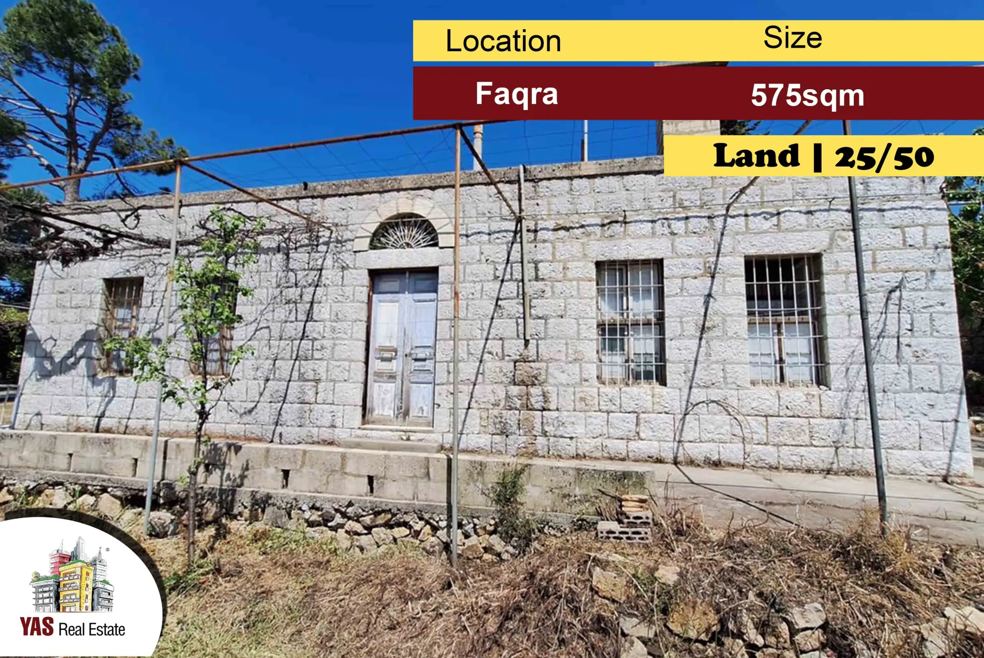 Land for Sale in Faqra