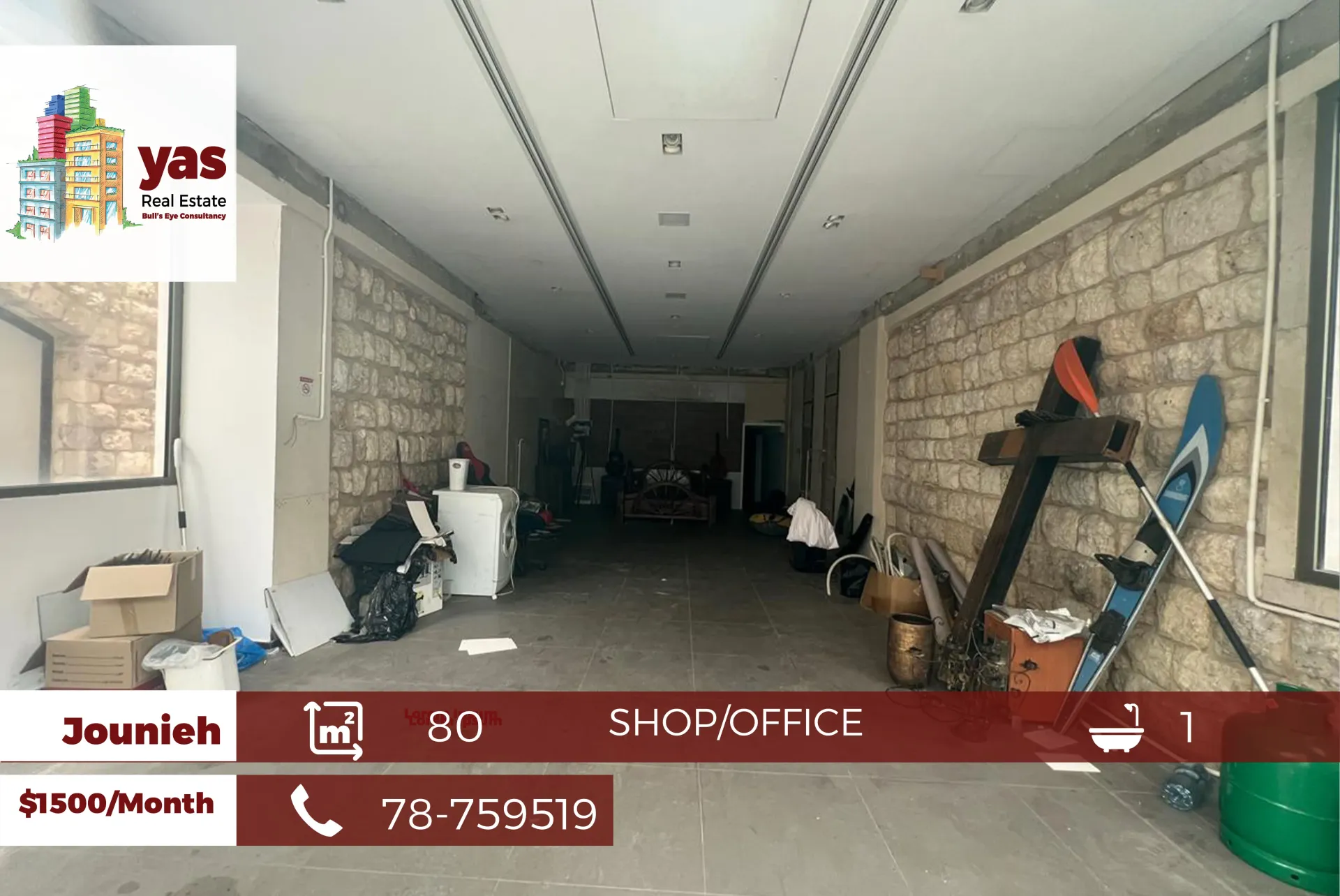 Shop for rent in Jounieh