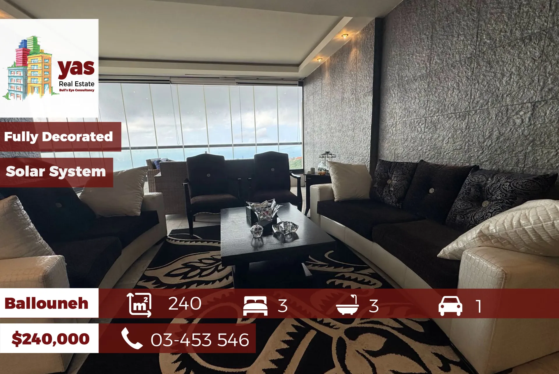 Apartment for Sale in Ballouneh