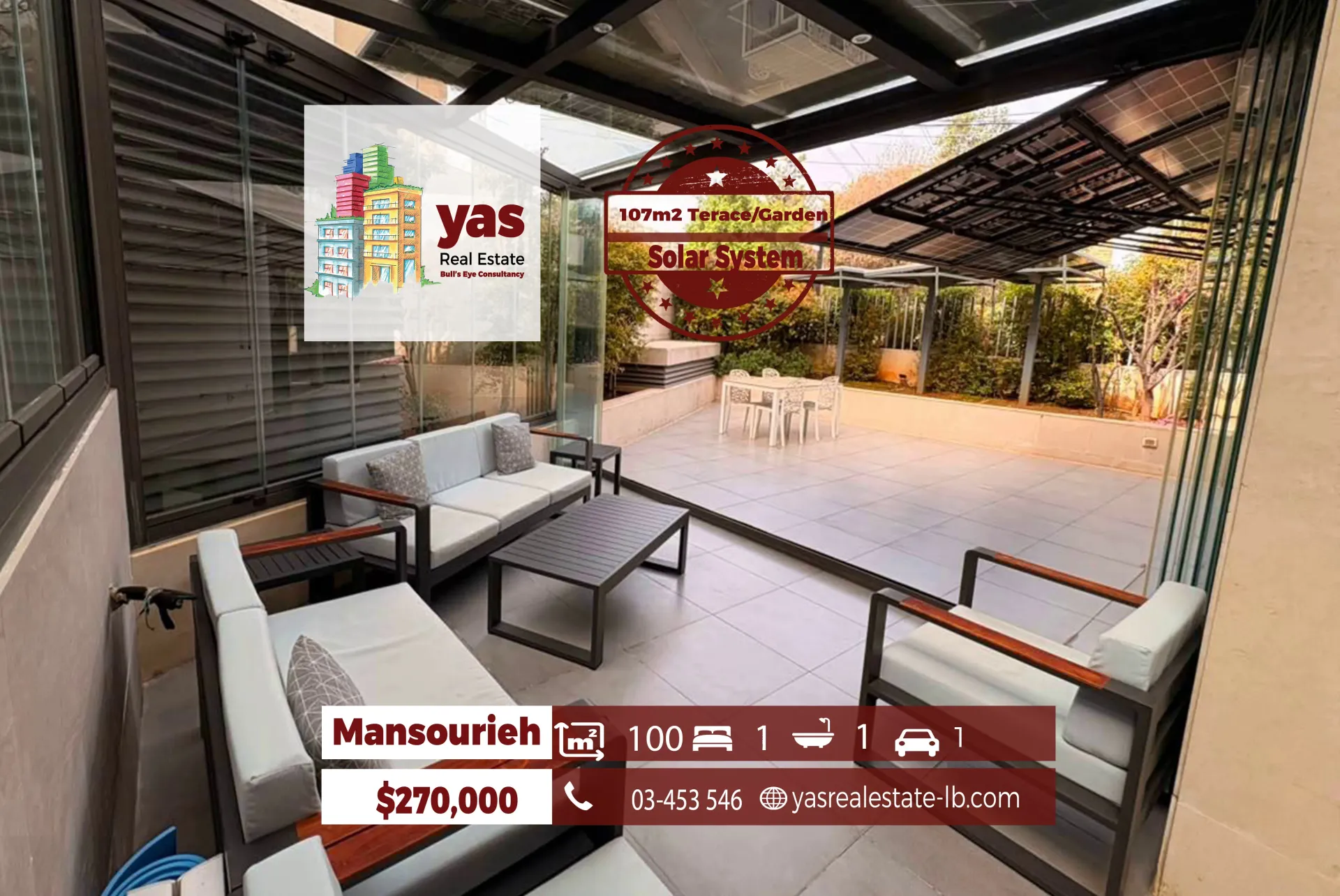 Apartment for Sale in Mansourieh