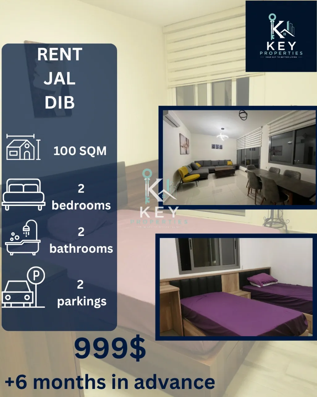 Apartment for rent in Jal El Dib, Lebanon