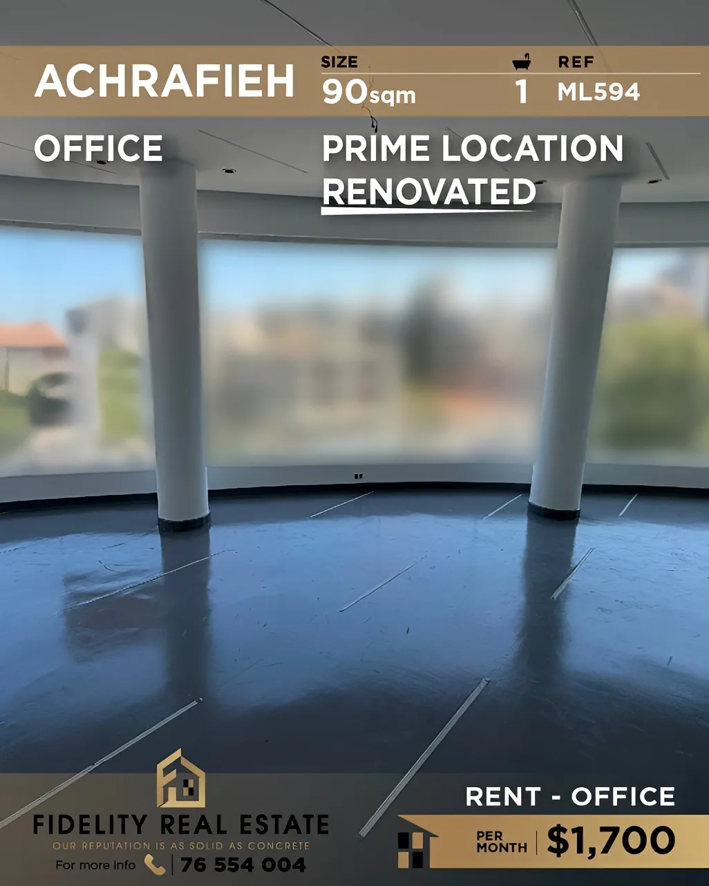 Office for rent in Achrafieh, Beirut, Lebanon
