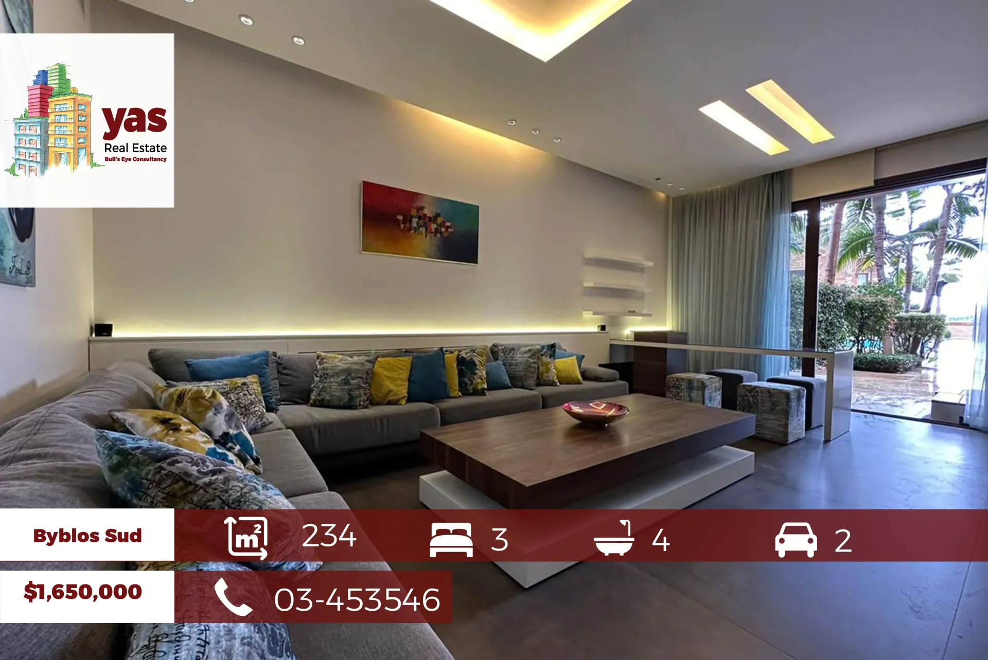 Apartment for Sale in Byblos