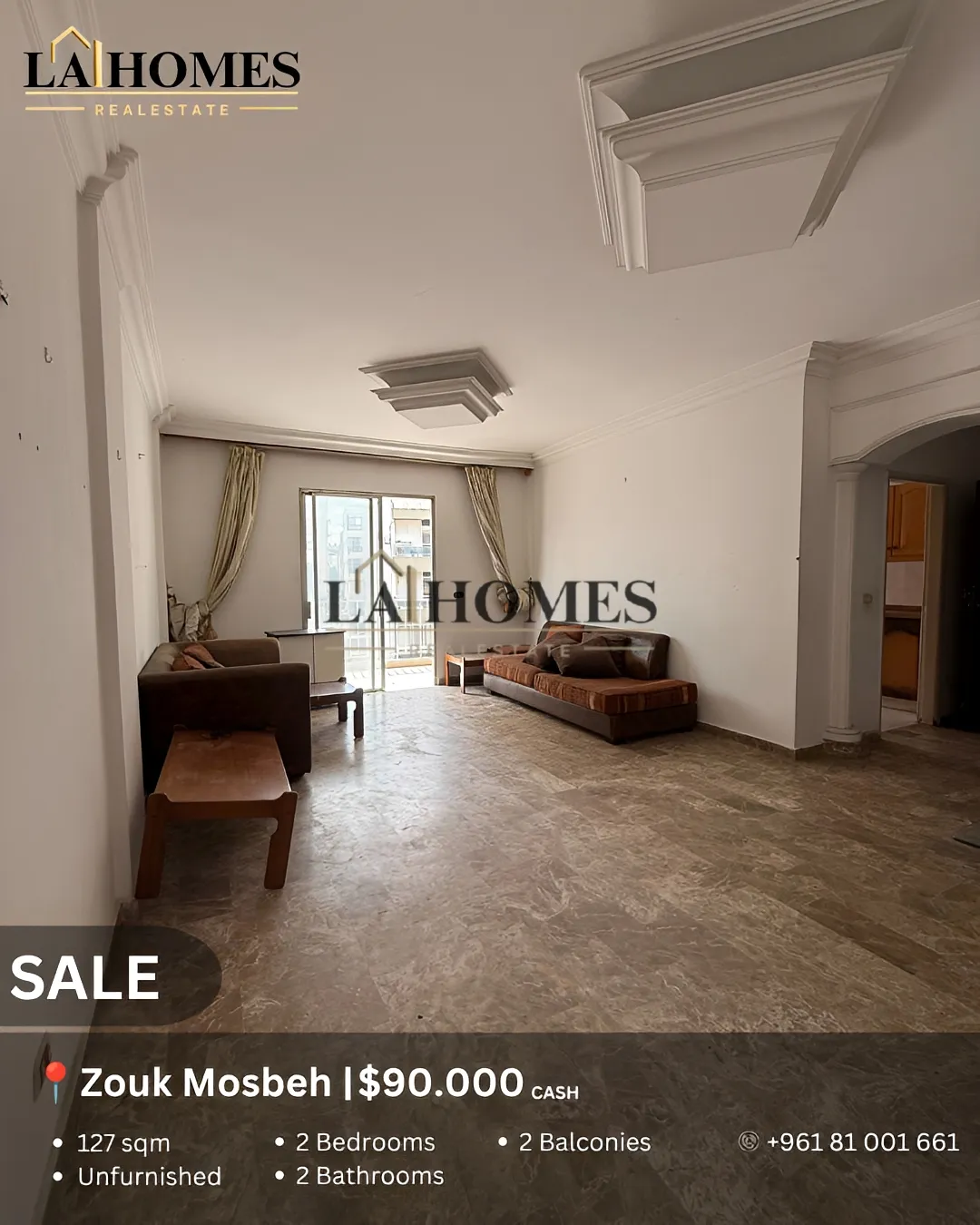 Apartment for sale in Zouk Mosbeh