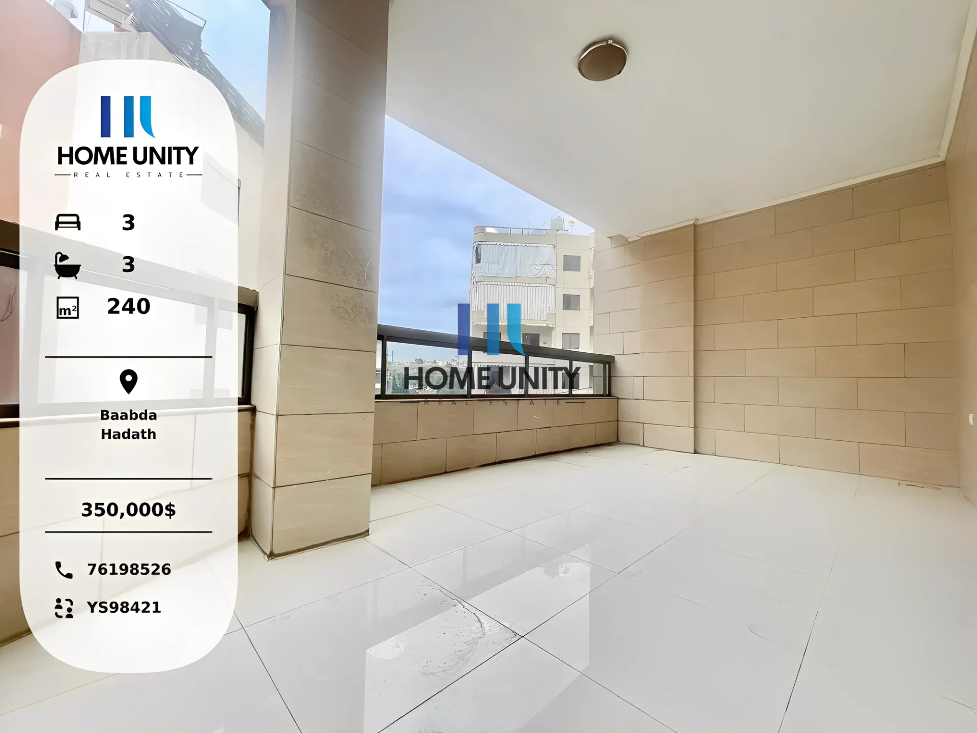 Residential in Hadath, lebanon - 3 bed, 3.0 bath