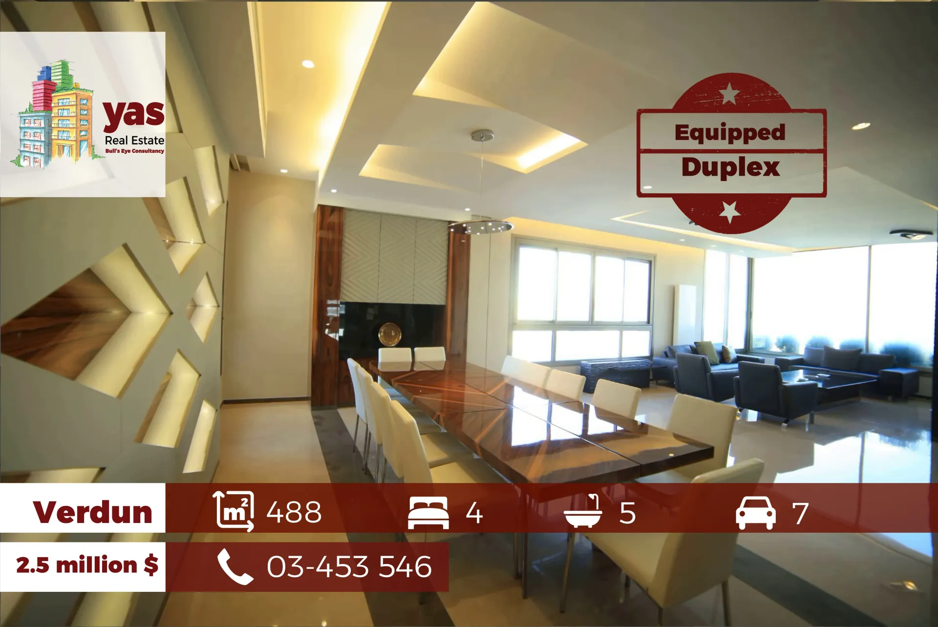 Apartment for Sale in Verdun - 4 bed, 5 bath