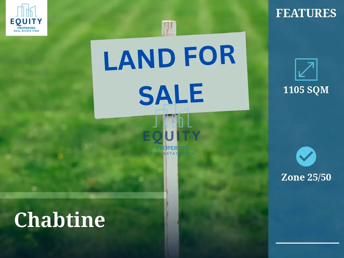 Residential Land for sale in Chabtine