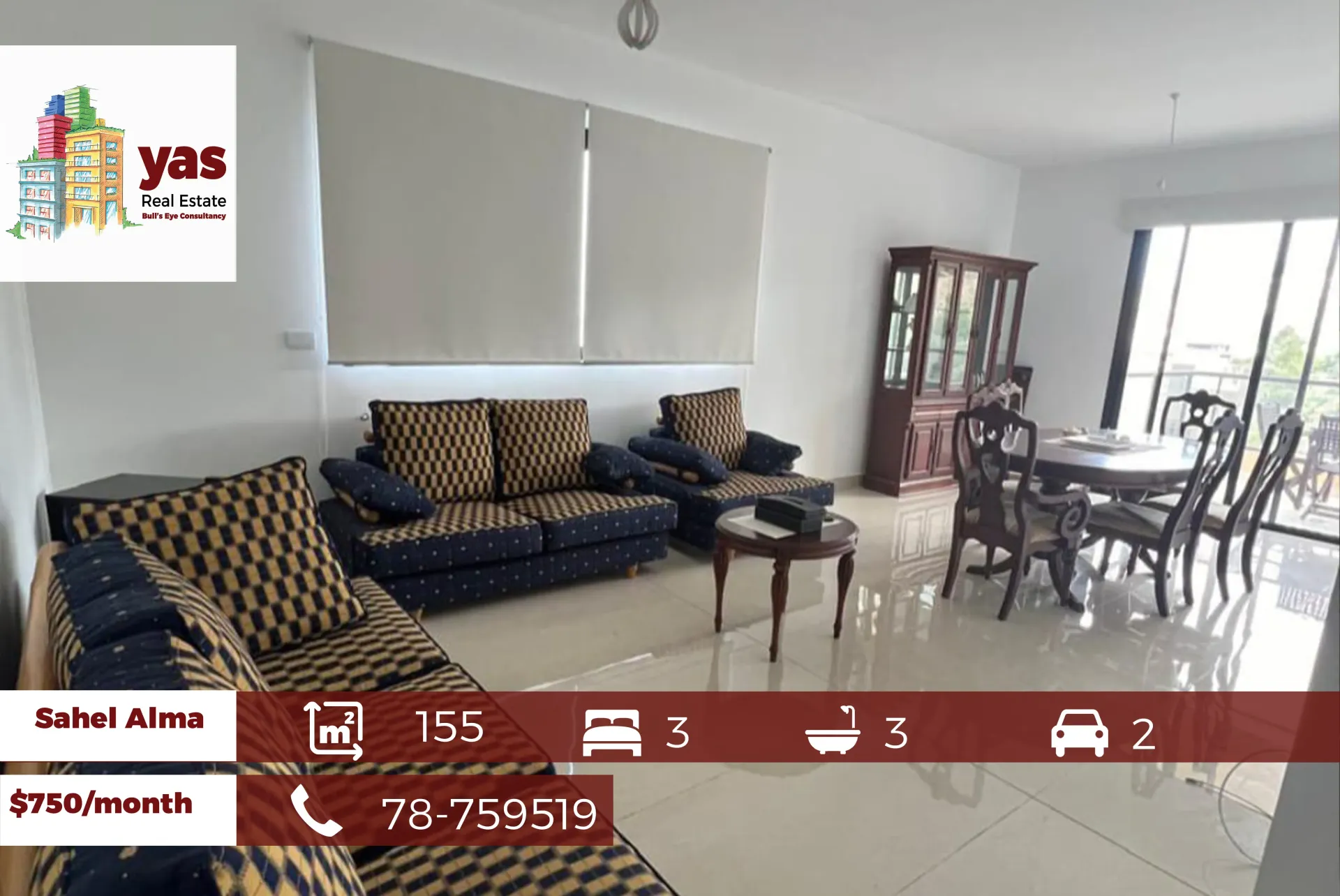 Apartment for Rent in Sahel Alma
