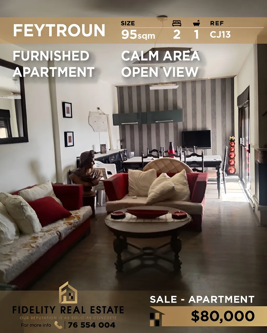 Apartment for sale in Faitroun, Lebanon