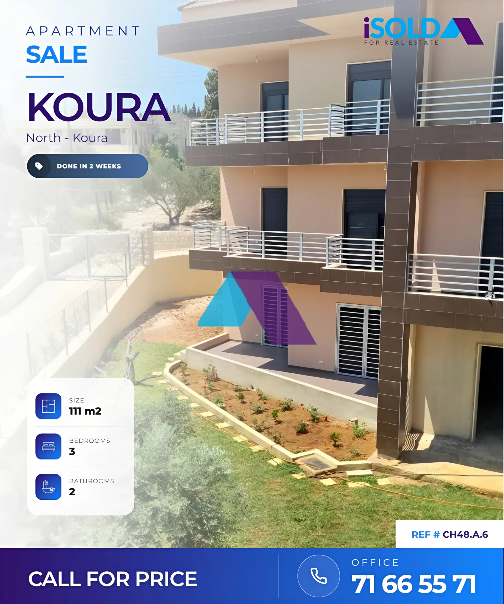Apartment for sale in Koura, Lebanon