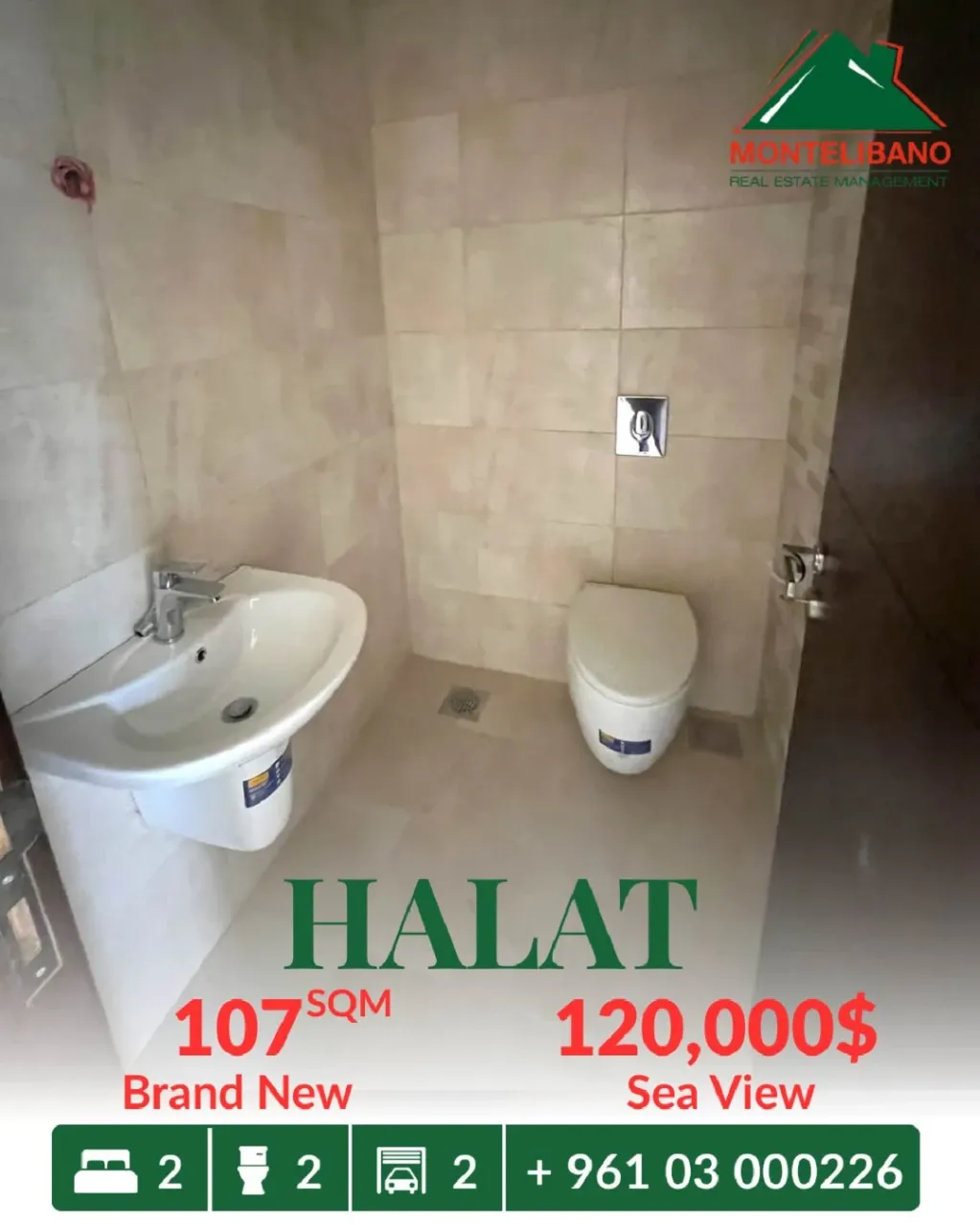 Apartment for sale in Halat, Lebanon
