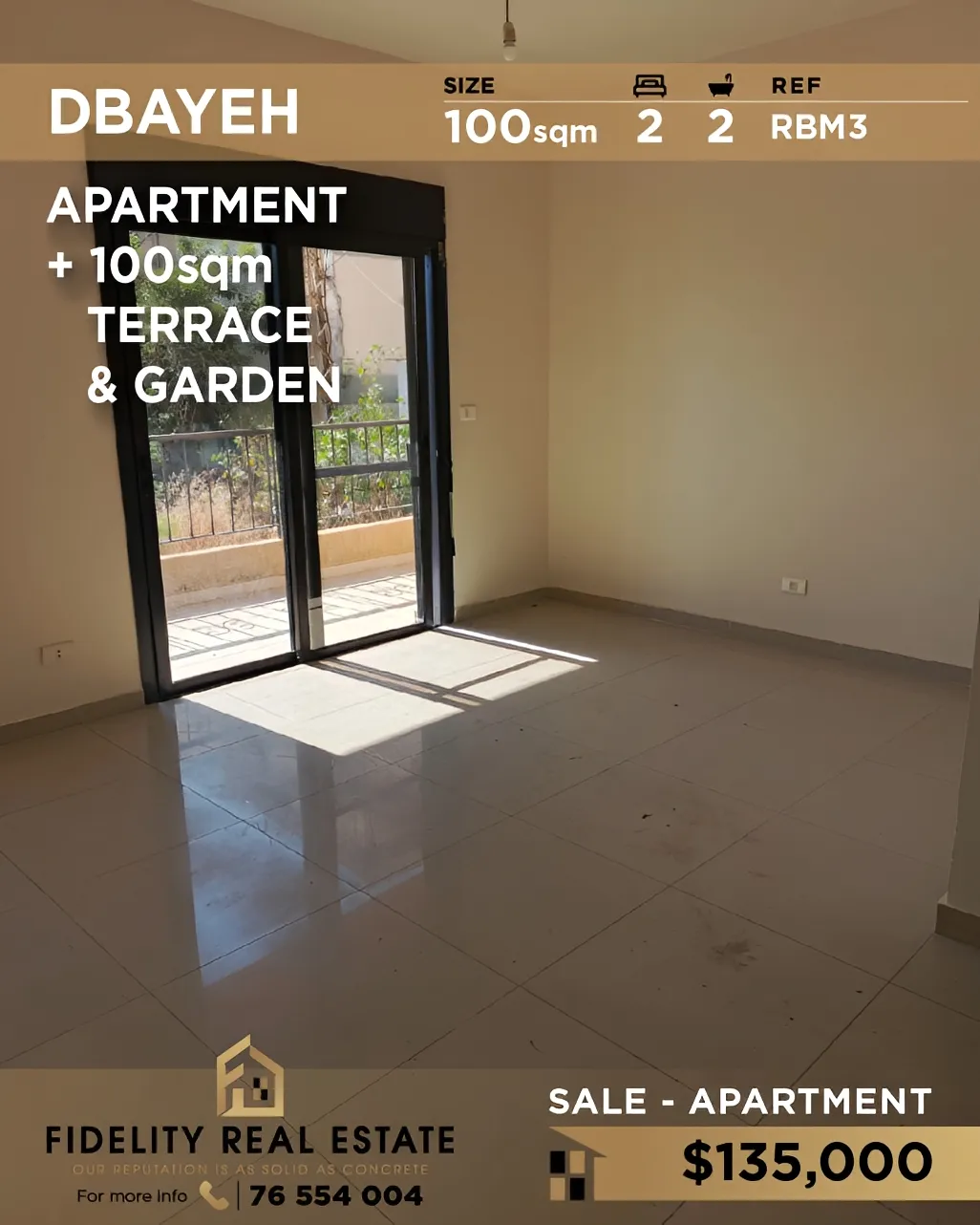 Apartment for sale in Dbayeh, Lebanon