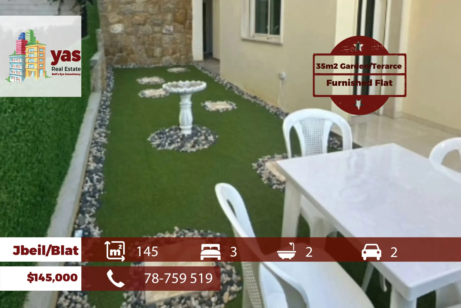 Apartment for Rent in Ajaltoun