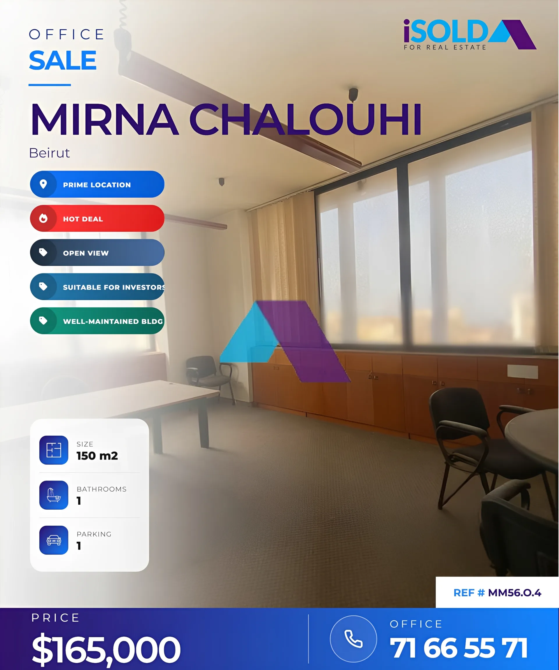 Office for Sale in Mirna Chalouhi Hwy