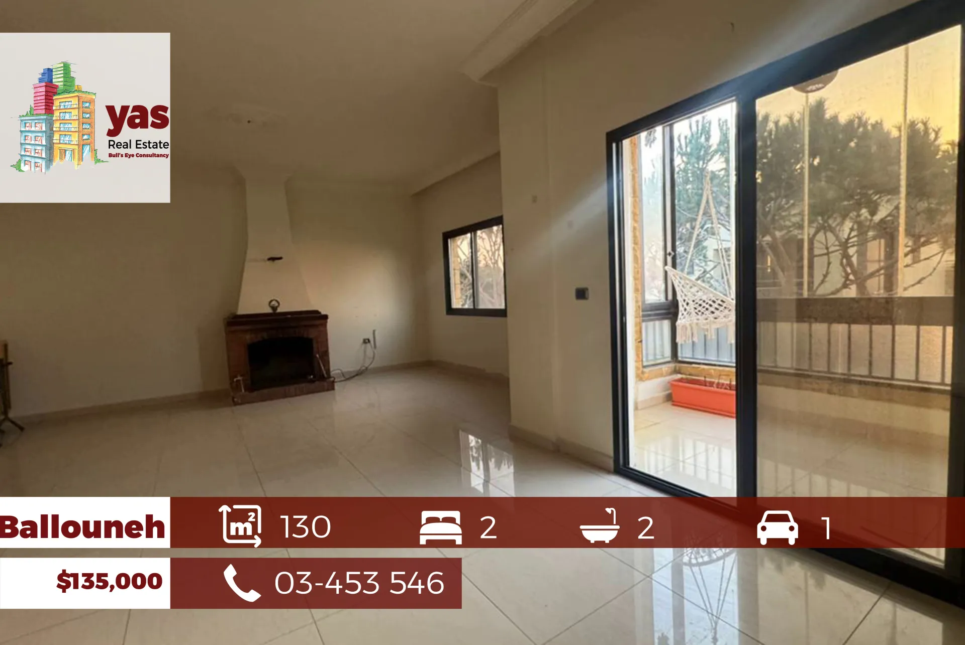 Apartment for sale in Ballouneh, Lebanon