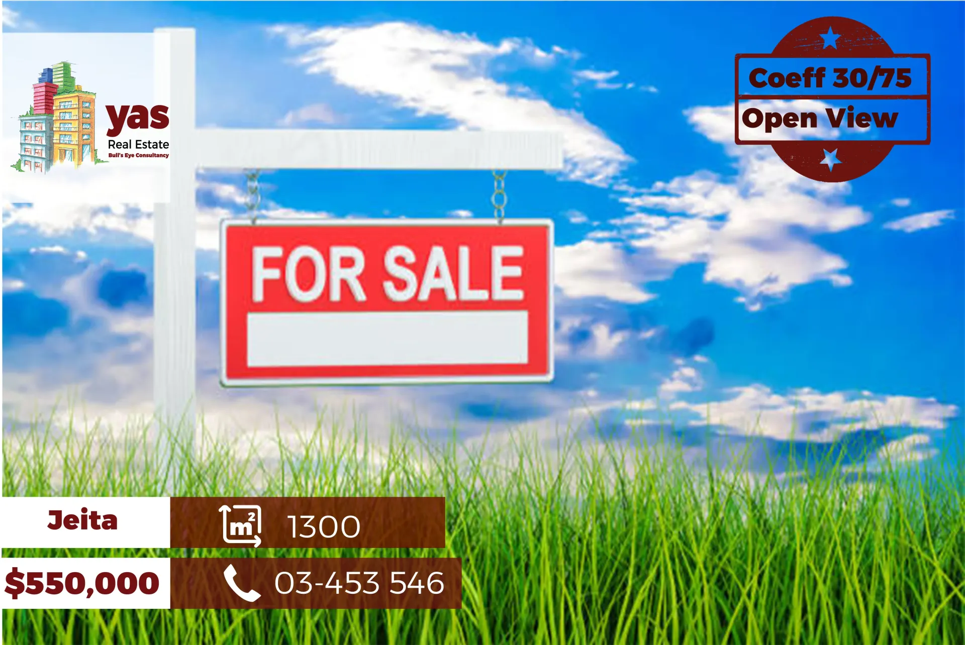 Land for Sale in Jeita