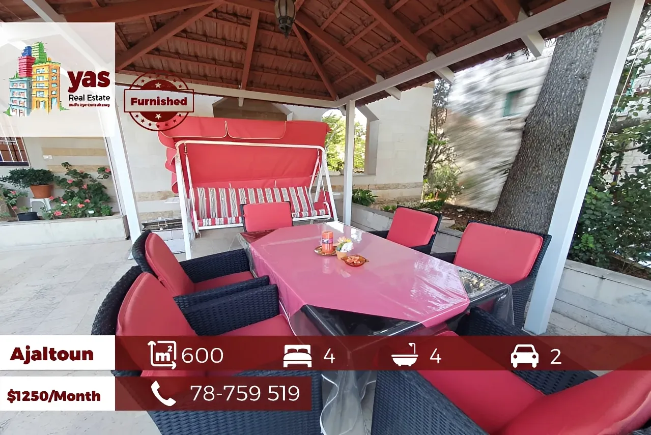 Villa for Rent in Ajaltoun - 4 bed, 4 bath