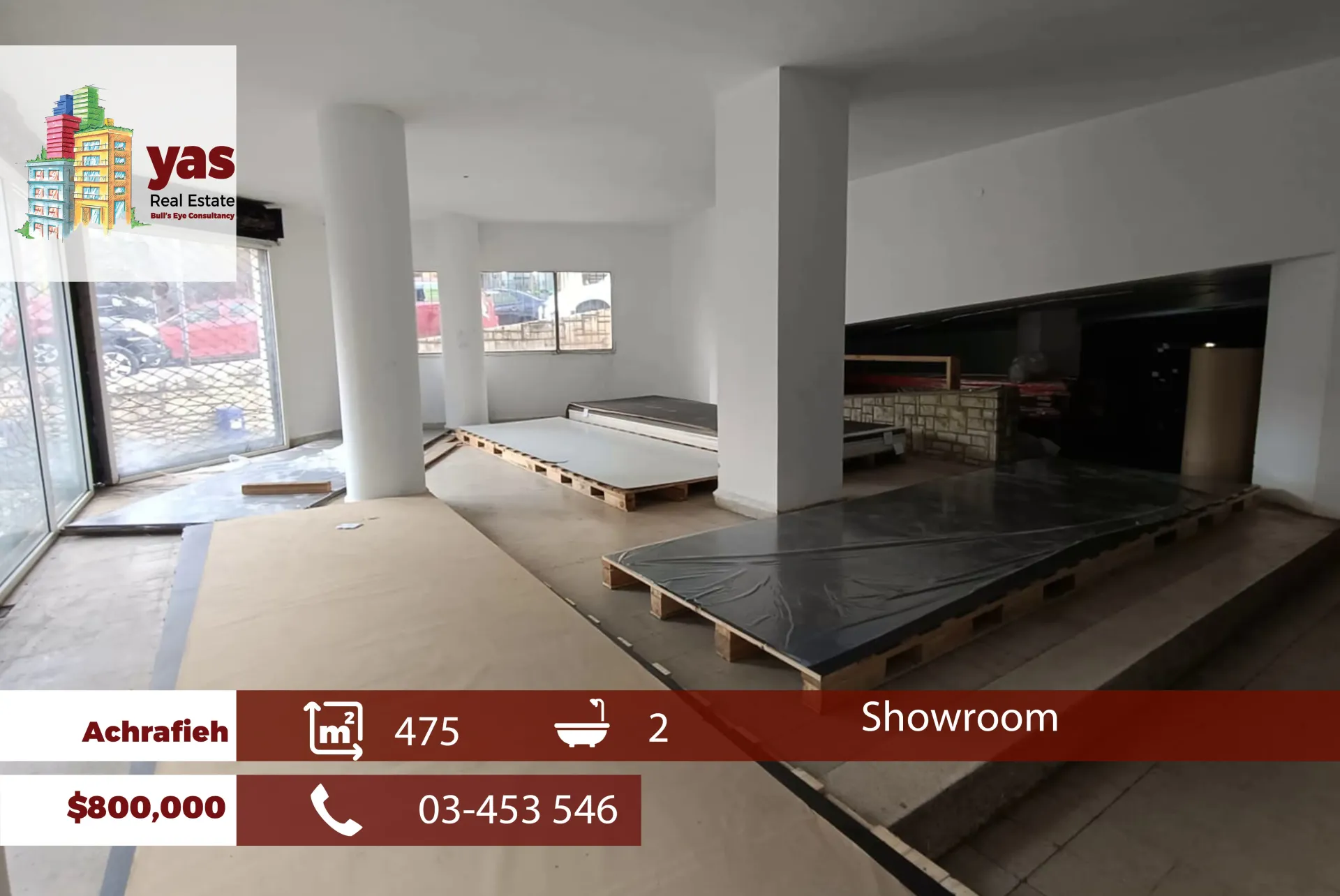 Showroom for Sale in Achrafieh