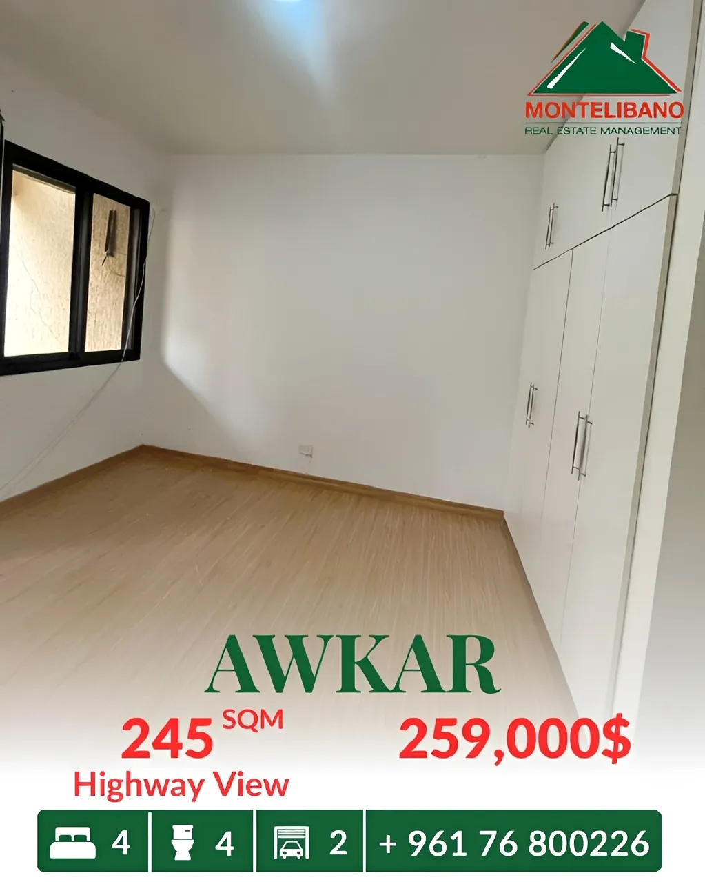 Apartment for sale in Beit Aaoukar, Lebanon