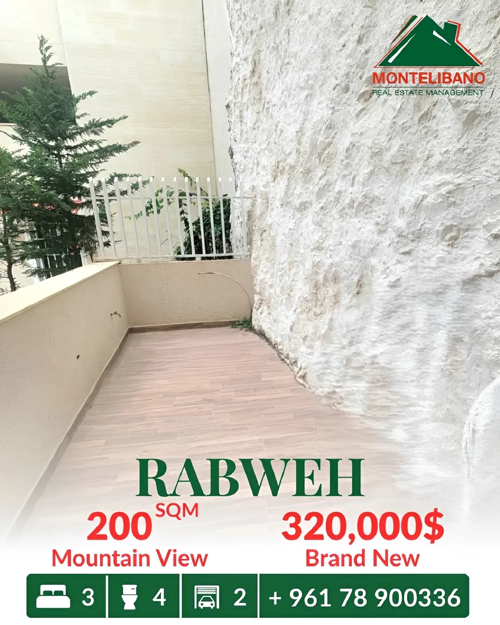 Apartment for sale in Rabweh