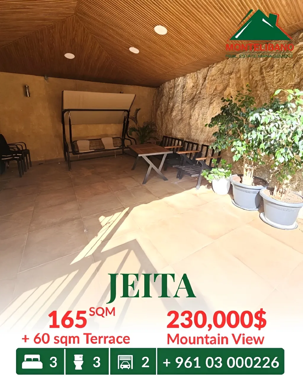 Apartment for sale in Jeita