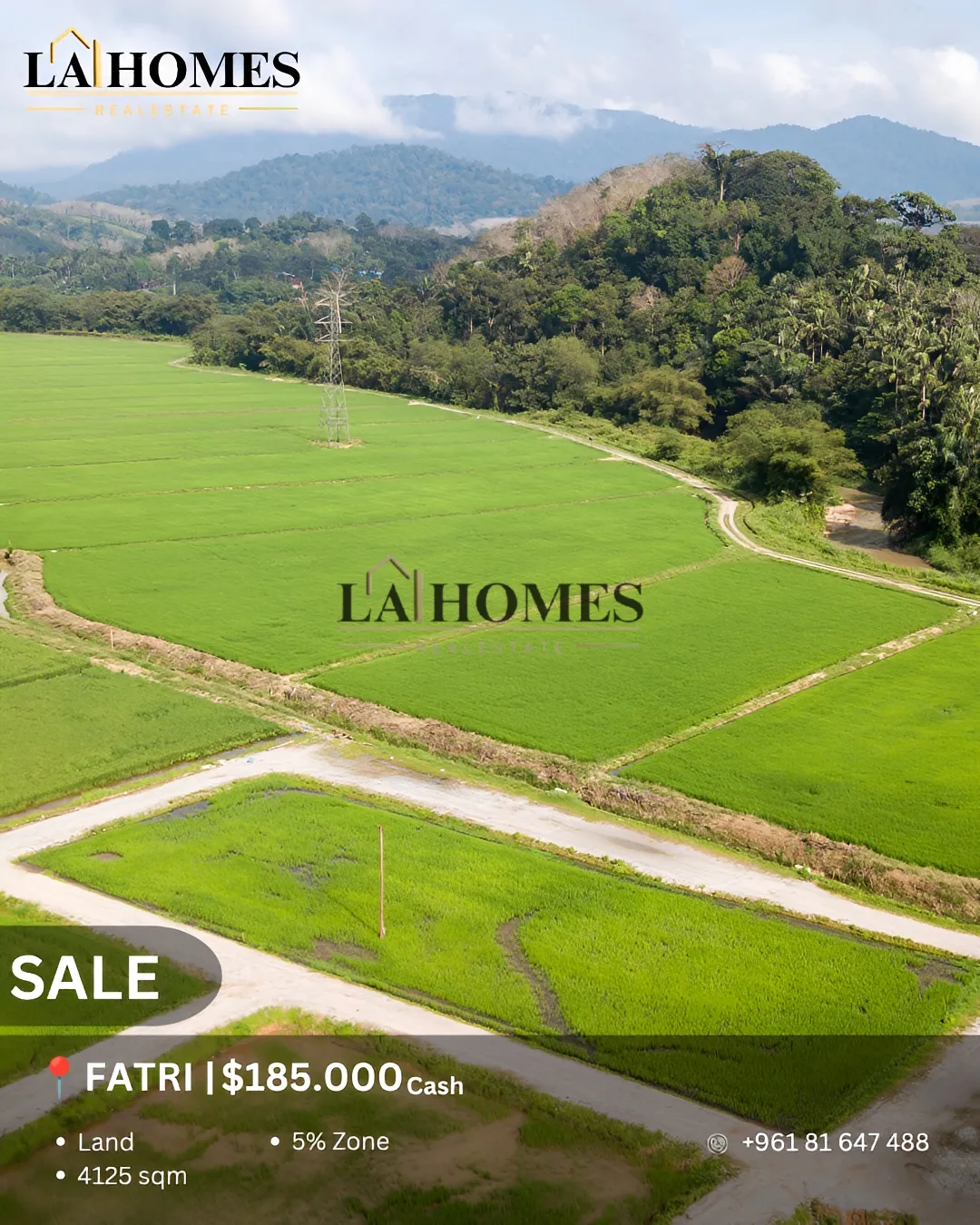 Land for sale in Fatre, lebanon