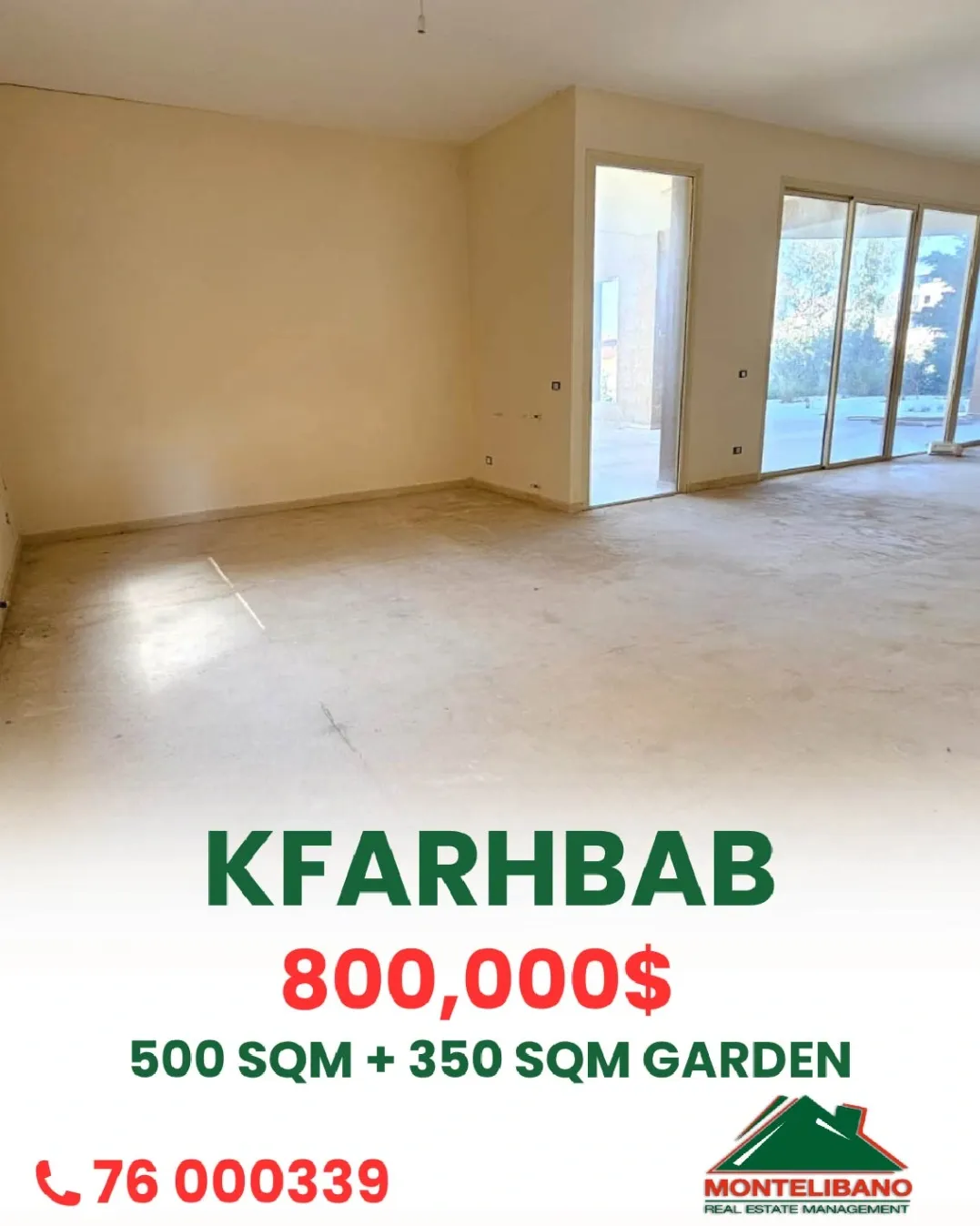 Apartment for sale in Kfar Hbab, Lebanon