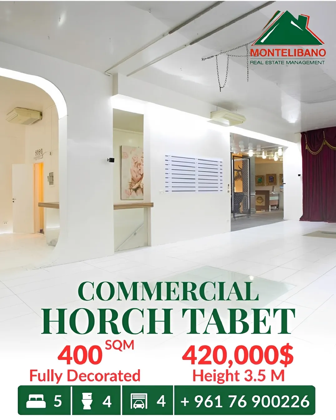 Commercial Commercial for sale in Horch Tabet, Lebanon