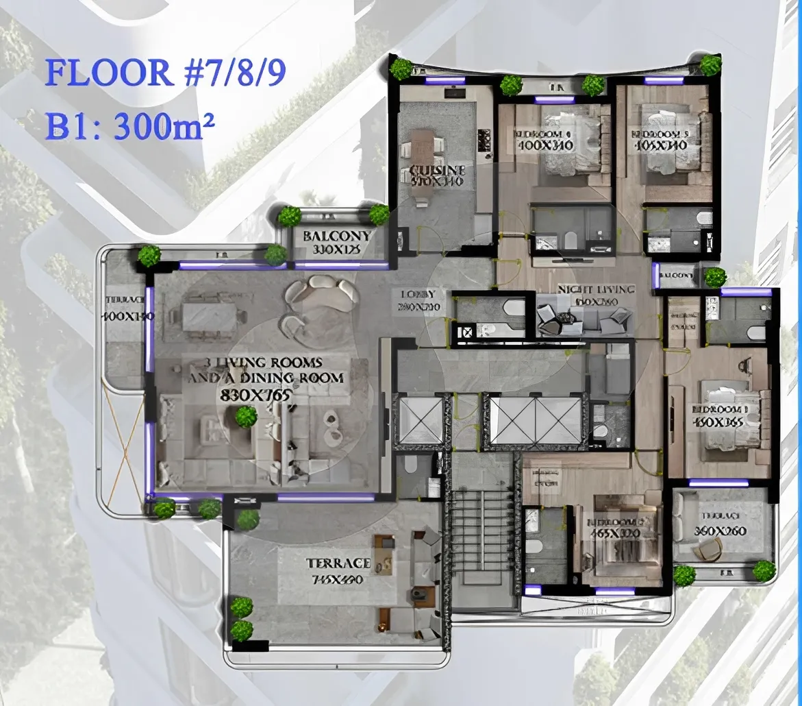 Apartment for Sale in Raoucheh, Beirut, Lebanon - 3 bed, 5 bath