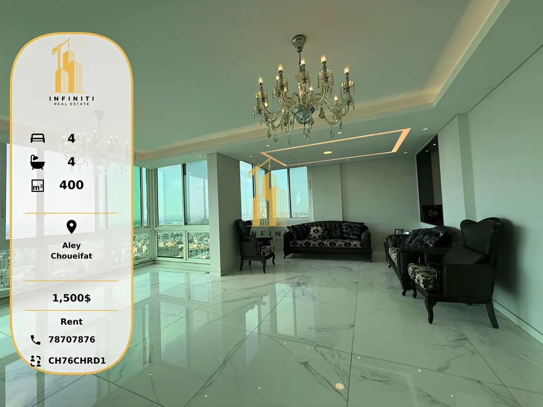 Duplex for rent in Chouaifet El Aamroussieh, Lebanon - 4 bed, 4 bath