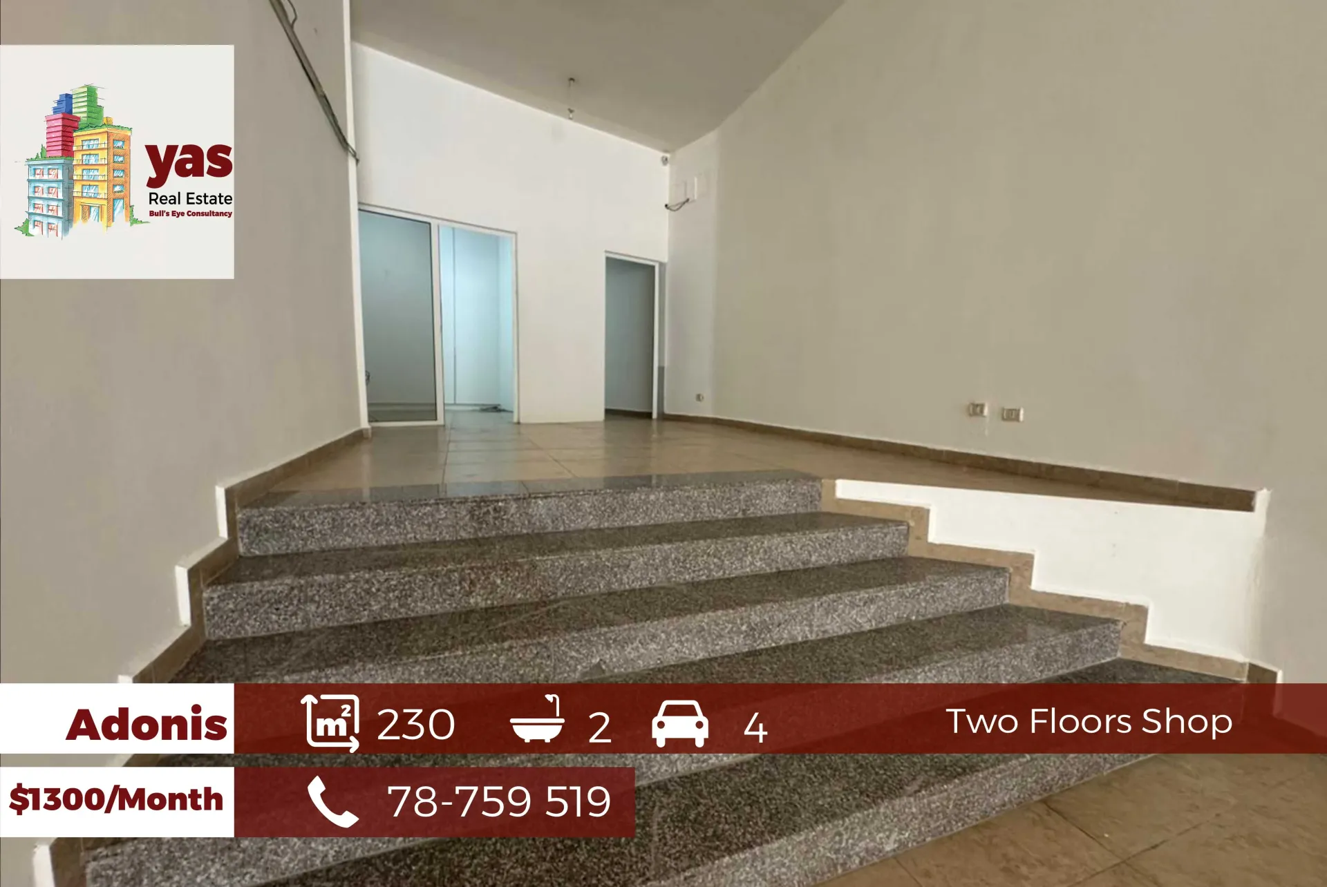 Shop for rent in Adonis