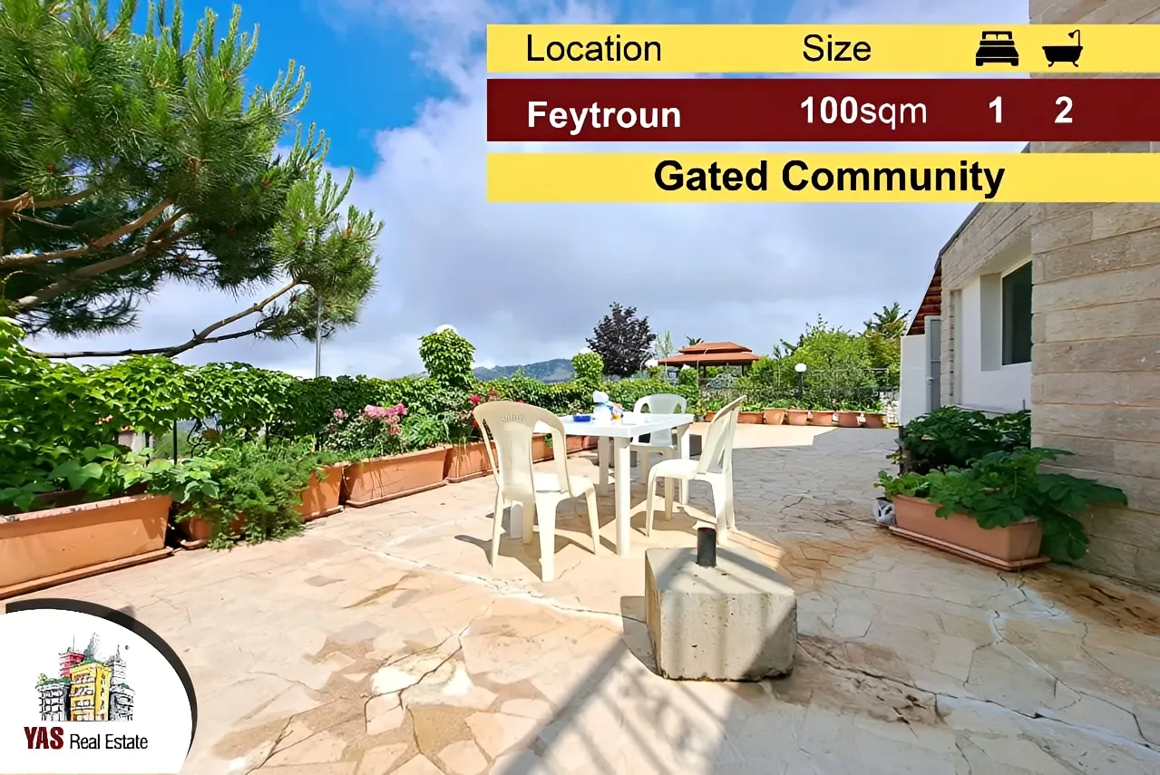Chalet for rent in Faytroun - 1 bed, 2 bath