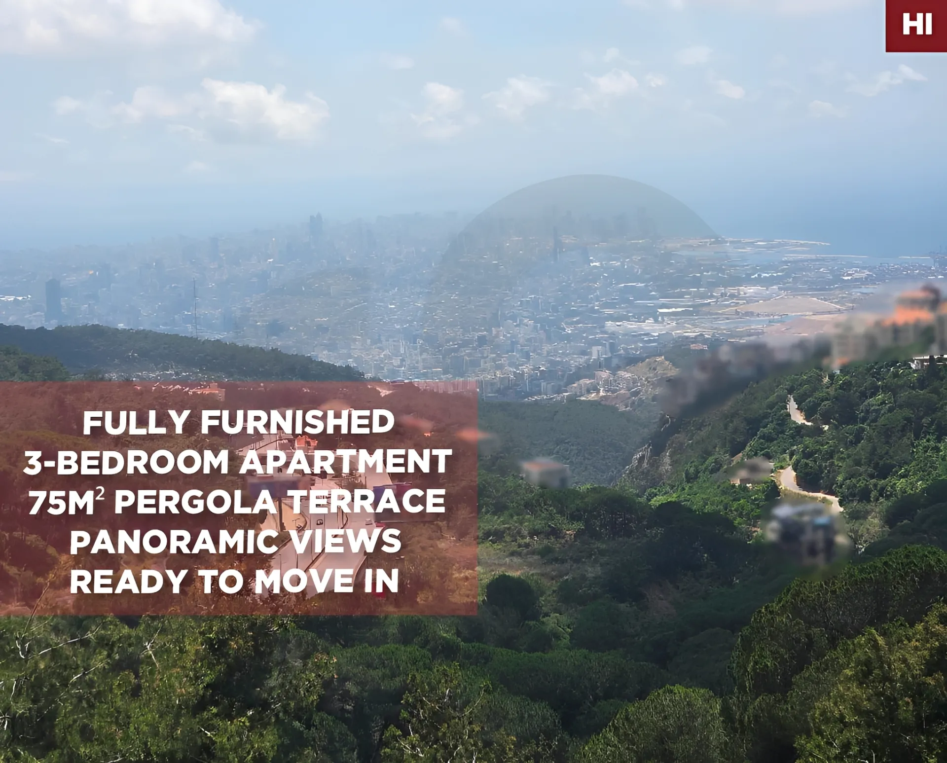 Apartment for Sale in Broummana - 3 bed, 3 bath