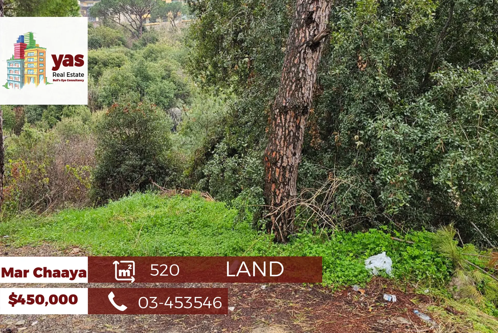 Land for Sale in Mar Chaaya