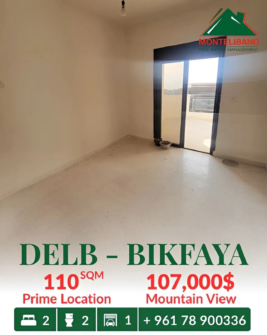 Apartment for sale in Delb, Lebanon