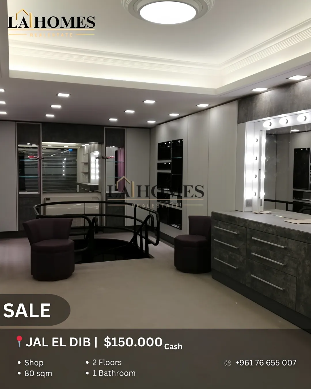 Shop for sale in Jal el dib, lebanon