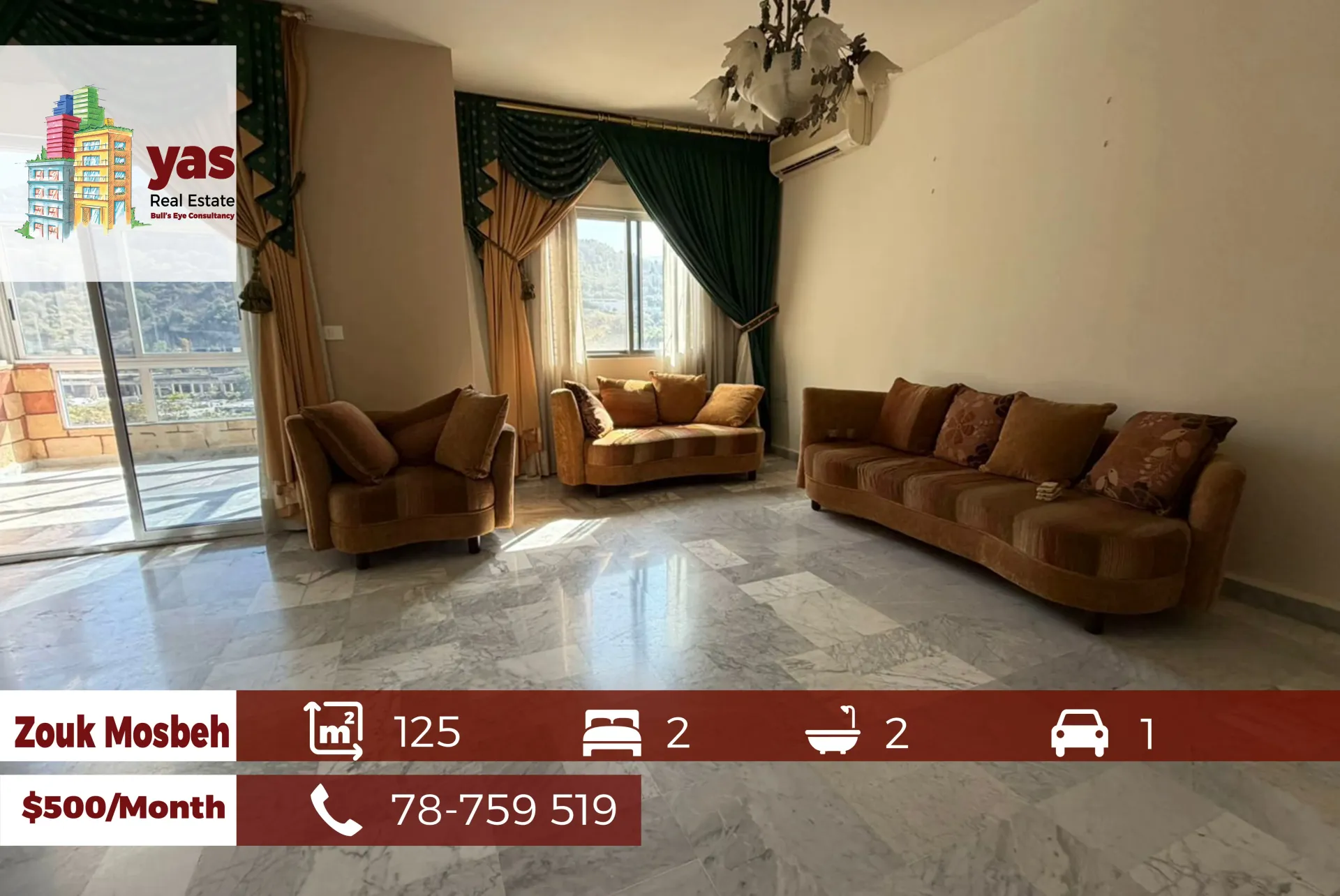 Apartment for Rent in Zouk Mosbeh