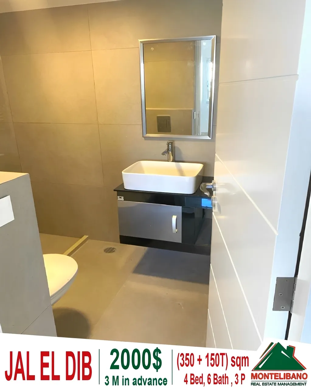 Apartment for rent in Jal El Dib, Lebanon