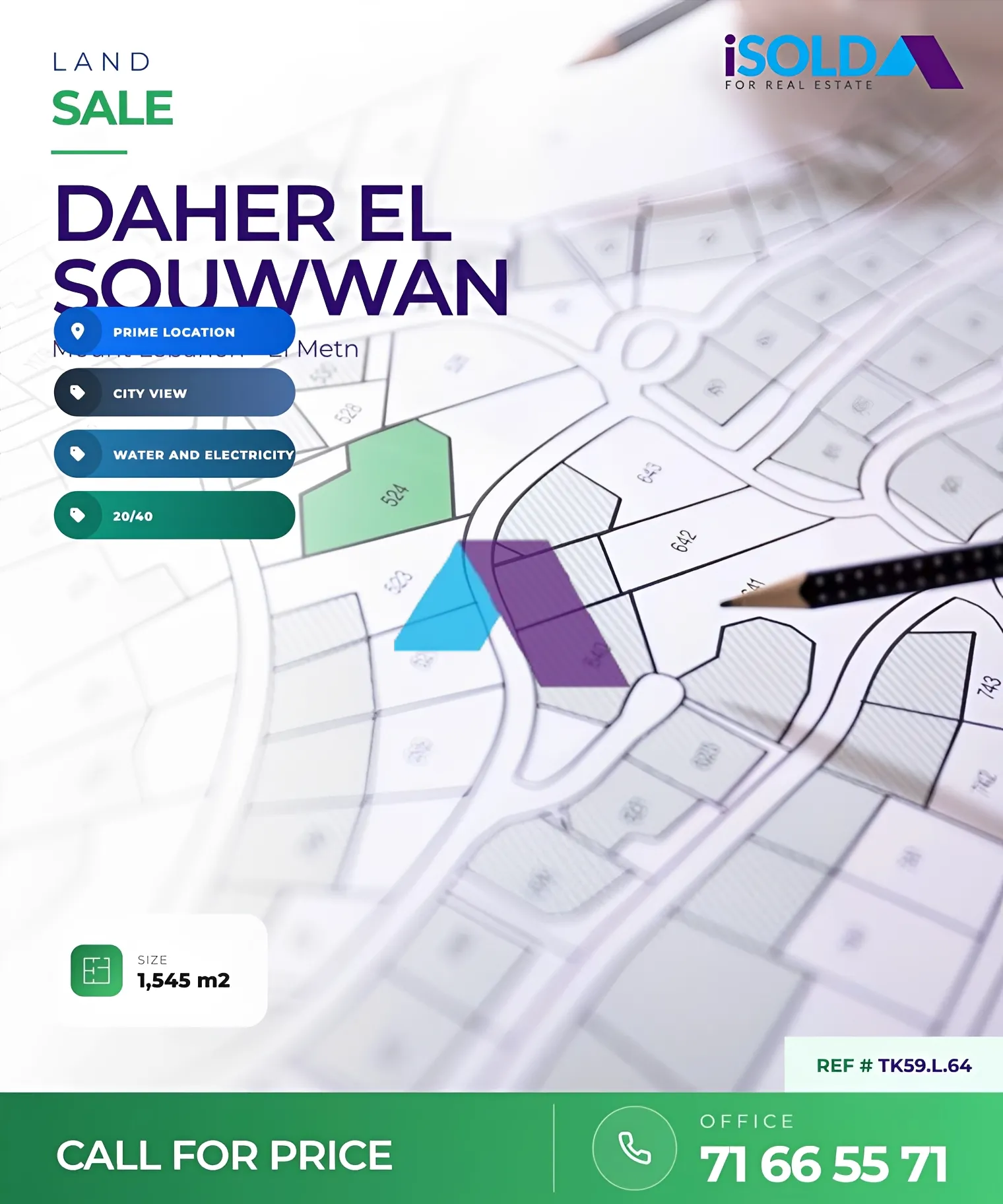 Residential Land for sale in Dahr El Souane
