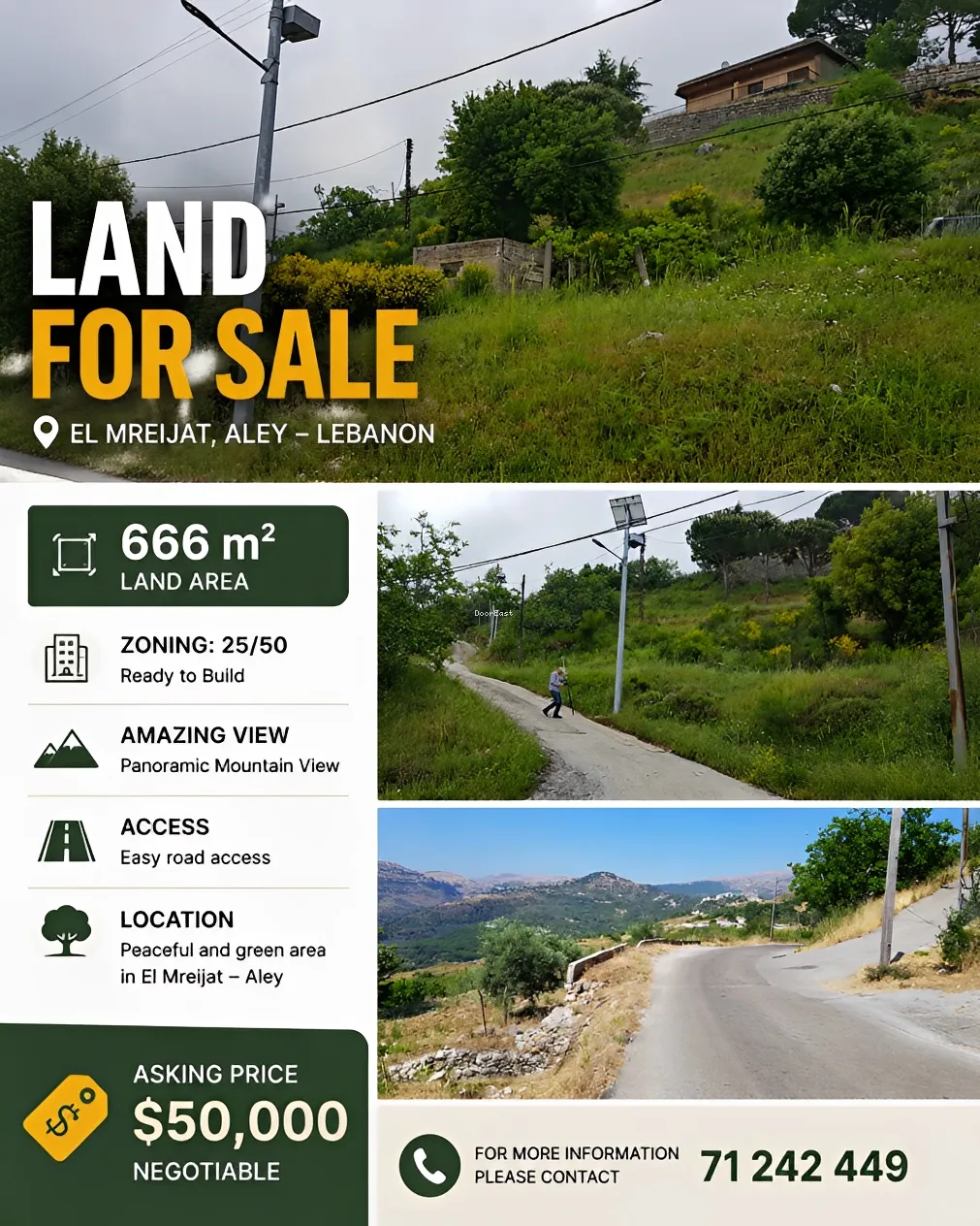 Residential Land for sale in Kfar Niss, Lebanon