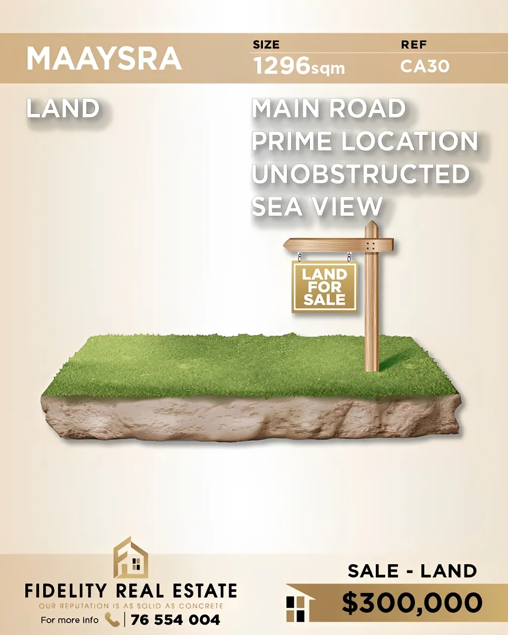 Residential Land for sale in Maaysrah