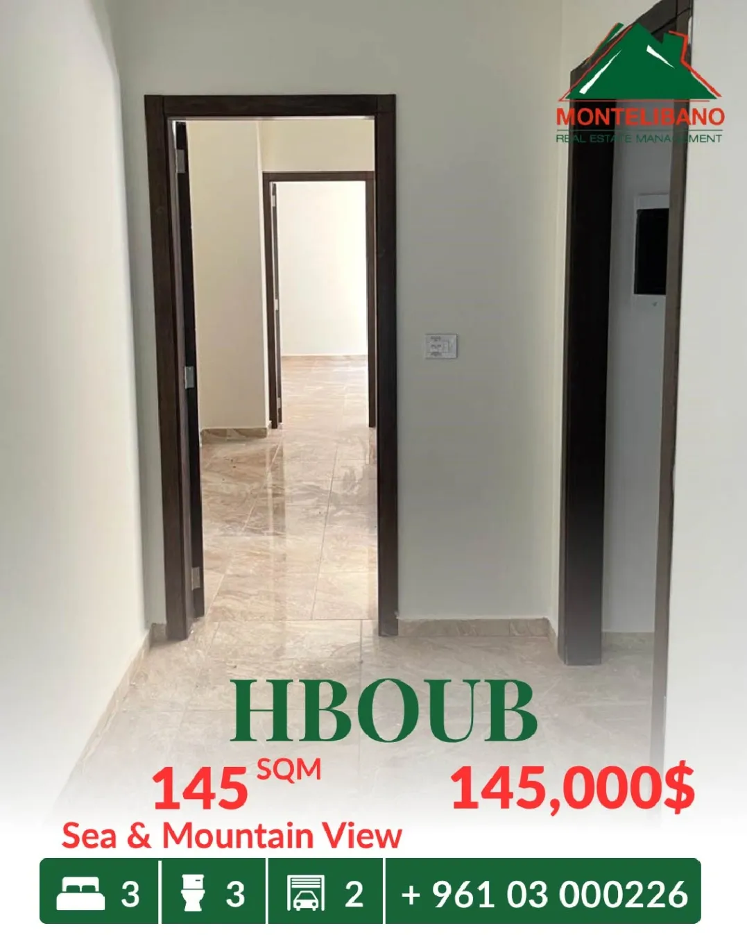 Apartment for sale in Habboub, Lebanon