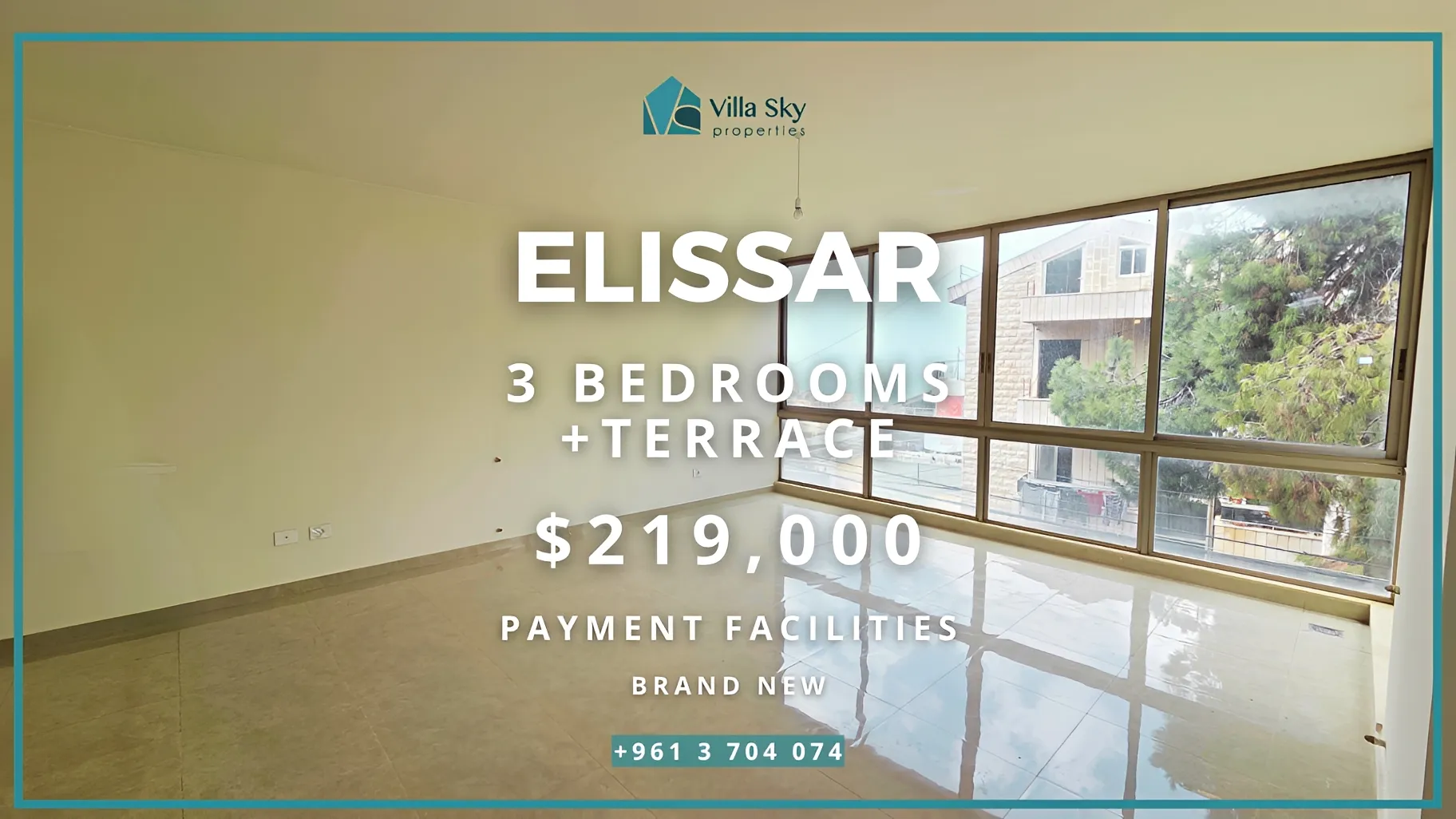 Apartment for sale in Elissar, Lebanon