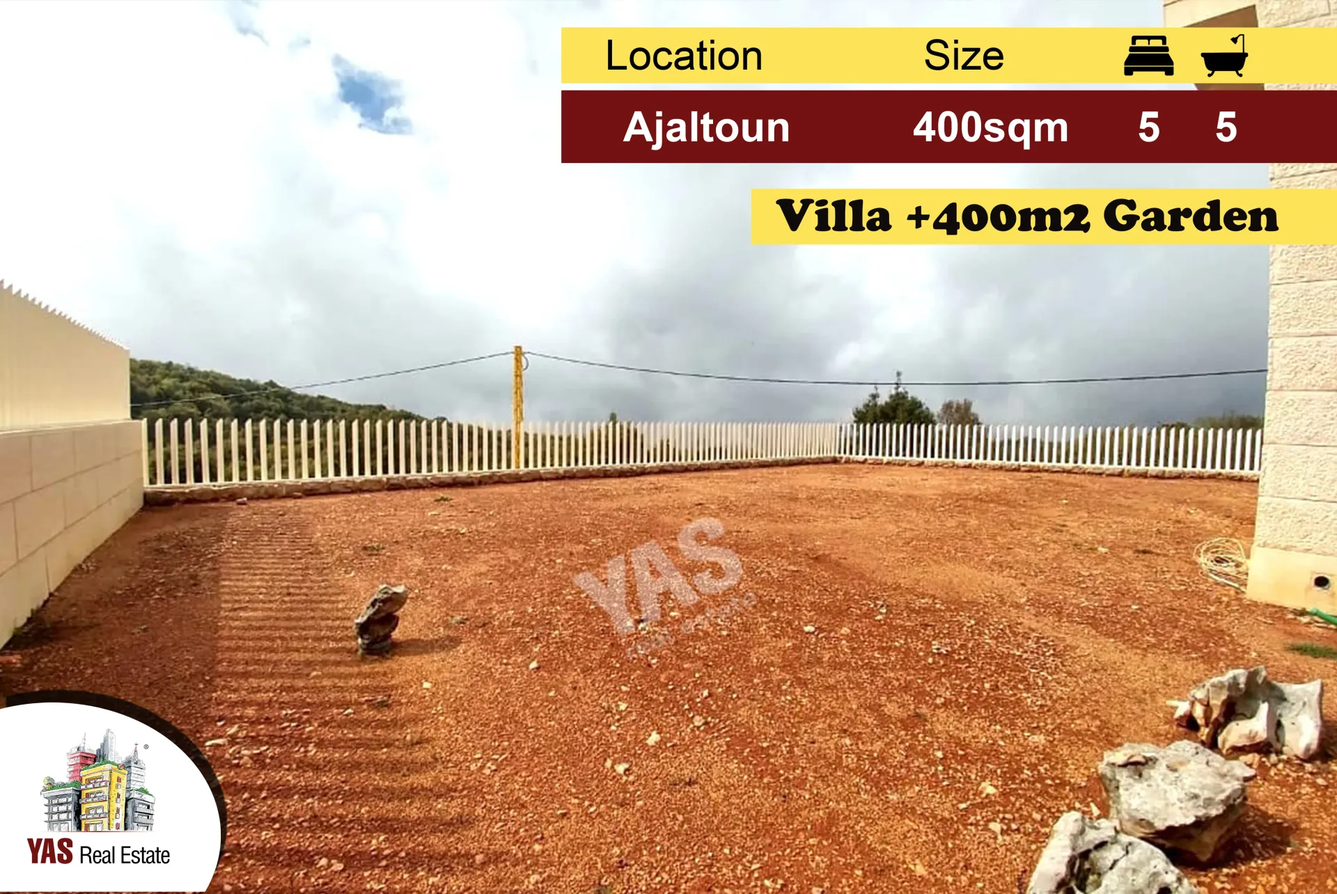 Villa for Sale in Ajaltoun - 5 bed, 5 bath
